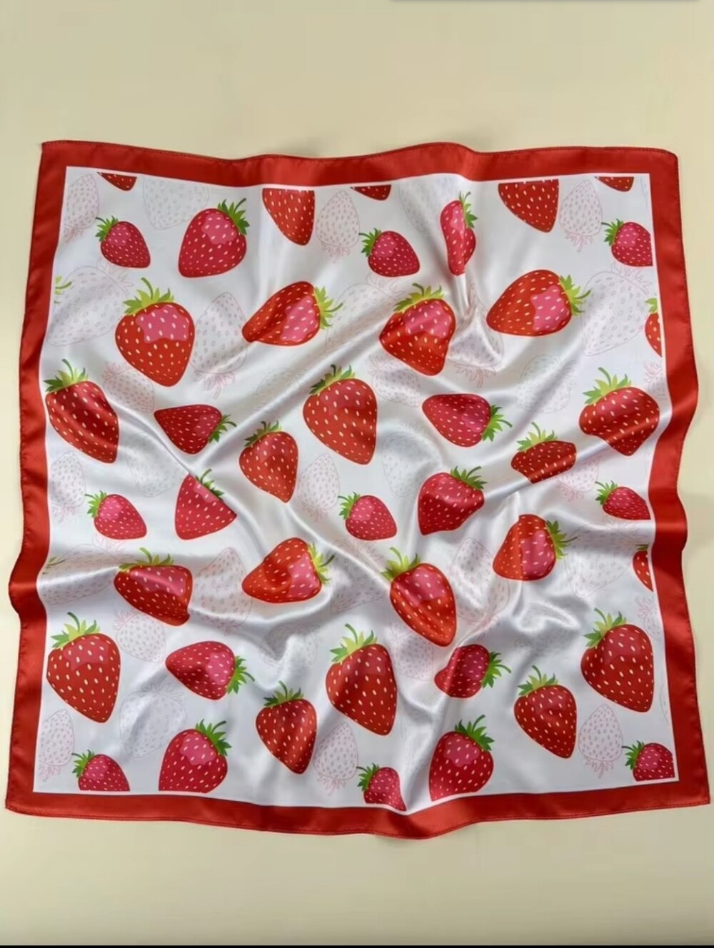 Strawberry Print Scarf
